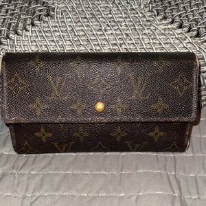 Louis Vuitton Dark Brown Monogram Wallet